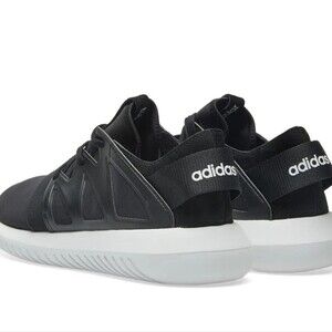 Adidas Tubular Viral Core Black White Sneakers Size 8 Comfy Running Exercise